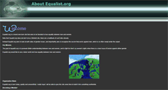 Desktop Screenshot of equalist.org