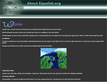 Tablet Screenshot of equalist.org